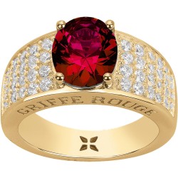 Griffe rouge plaqué...